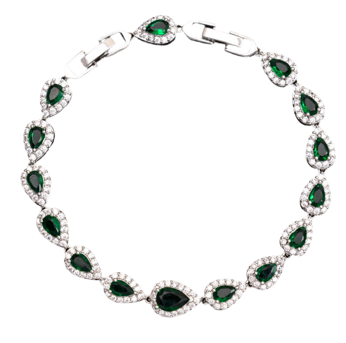 Teardrop Bracelet- Alpine Green