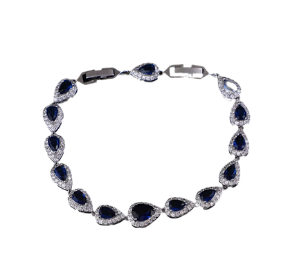 Teardrop Bracelet- Deep Blue